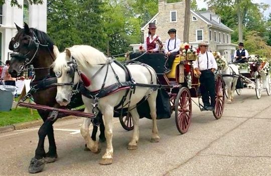 Photo of horse and carriage rides at Victorian Days 2018