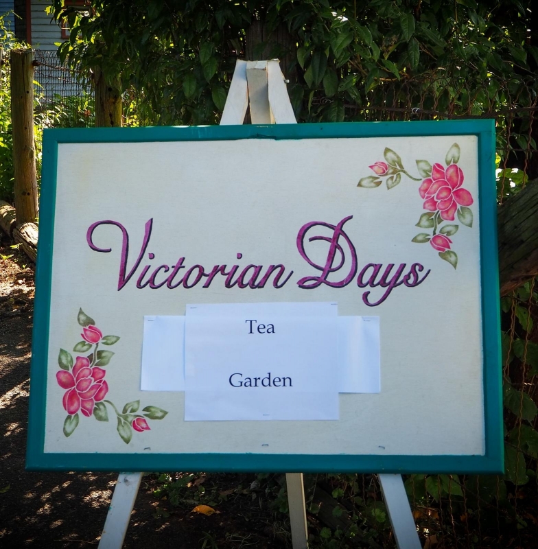Tea Garden Sign 